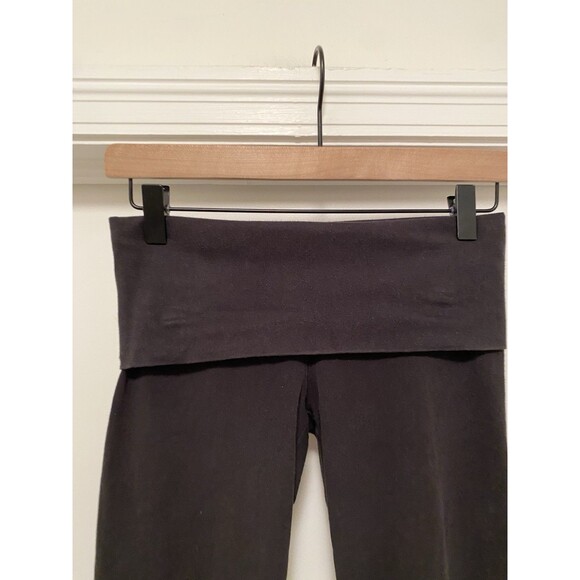 VS Pink Vintage Y2K Fold Over Capri Animal Print Yoga Crop Leggings Size XS - Picture 4 of 7